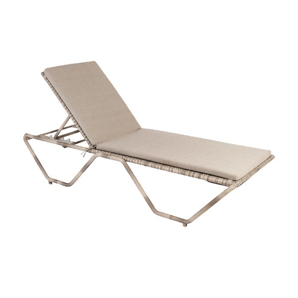 Alexander Rose 714PRL Ocean Pearl Stacking Sunbed With Cushion
