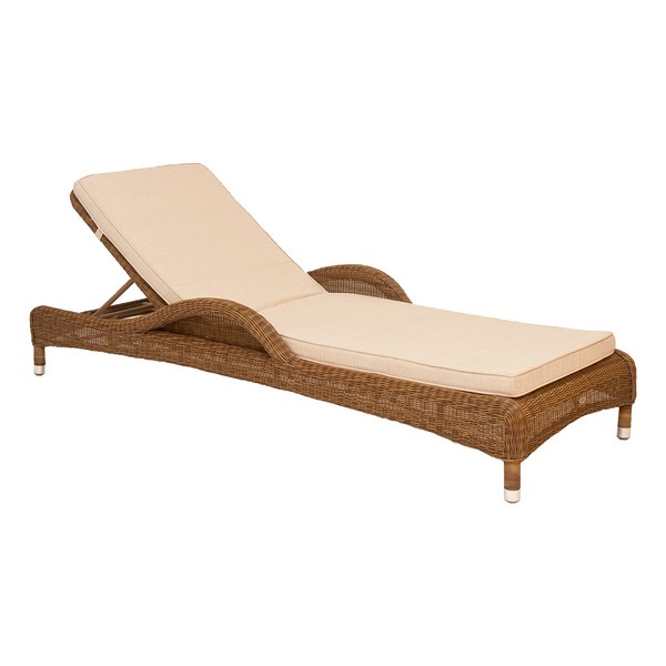 Alexander Rose 7817 Adjustable Sunbed With Cushion