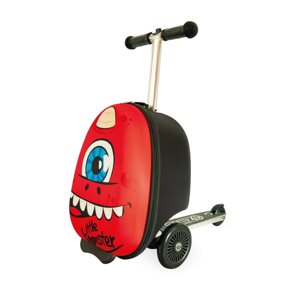 Zinc Flyte Mini Sid the Cyclops Kids Suitcase Red
