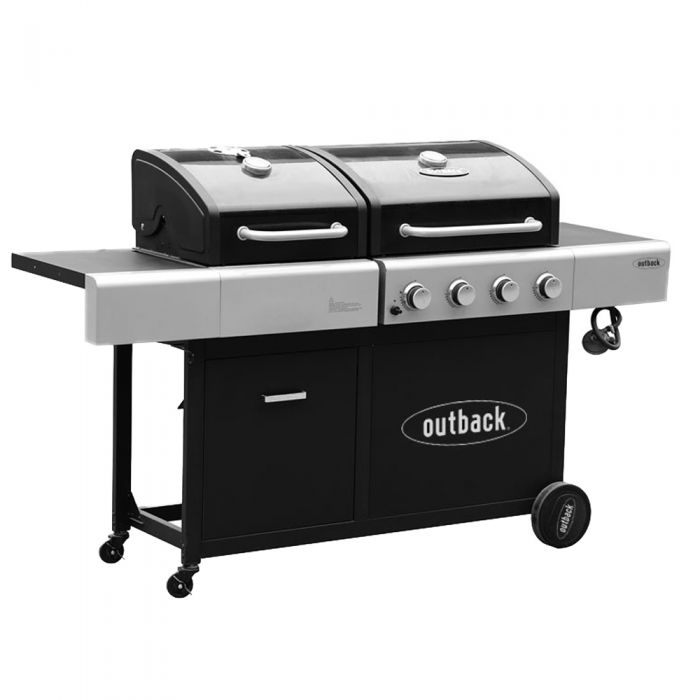 Outback Dual Fuel Charcoal/Gas 4 burner bbq 370969