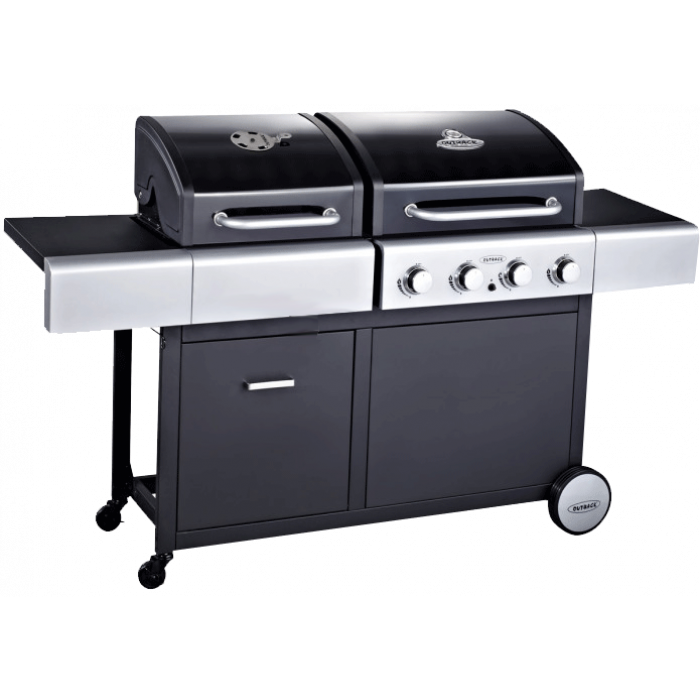 Outback Dual Fuel Charcoal/Gas 4 burner bbq 370969